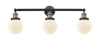 Franklin Restoration LED Bath Vanity in Black Antique Brass (405|205-BAB-G201-6-LED)