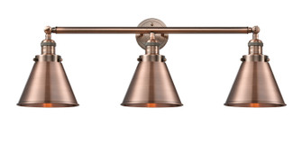 Franklin Restoration Three Light Bath Vanity in Antique Copper (405|205-AC-M13-AC)