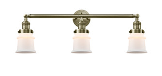 Franklin Restoration Three Light Bath Vanity in Antique Brass (405|205-AB-G181S)