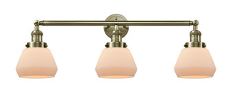 Franklin Restoration Three Light Bath Vanity in Antique Brass (405|205-AB-G171)