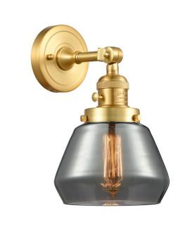 Franklin Restoration One Light Wall Sconce in Satin Gold (405|203SW-SG-G173)
