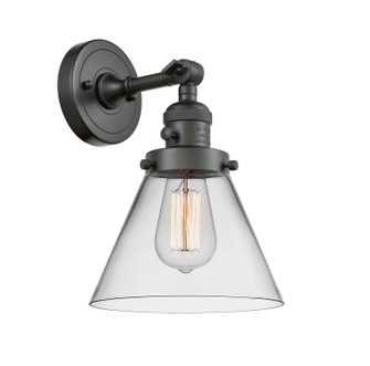 Franklin Restoration One Light Wall Sconce in Oil Rubbed Bronze (405|203SW-OB-G42)