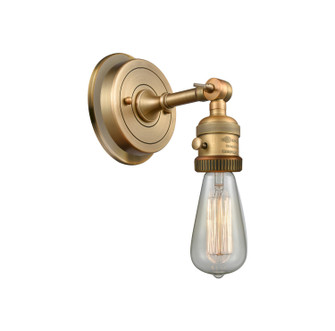 Franklin Restoration One Light Wall Sconce in Brushed Brass (405|203SWBP-BB)