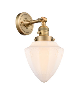 Franklin Restoration One Light Wall Sconce in Brushed Brass (405|203SW-BB-G661-7)