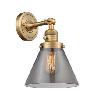 Franklin Restoration One Light Wall Sconce in Brushed Brass (405|203SW-BB-G43)