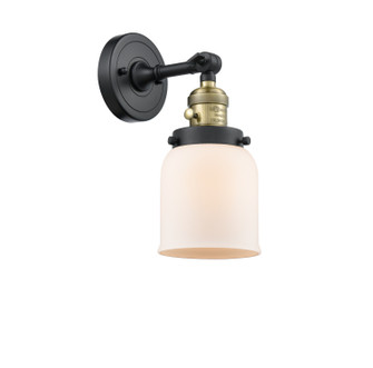 Franklin Restoration One Light Wall Sconce in Black Antique Brass (405|203SW-BAB-G51)