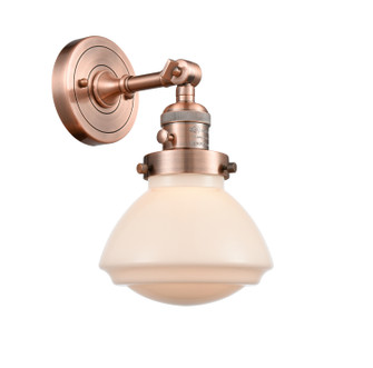 Franklin Restoration One Light Wall Sconce in Antique Copper (405|203SW-AC-G321)