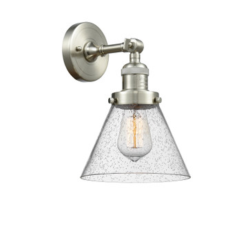 Franklin Restoration One Light Wall Sconce in Brushed Satin Nickel (405|203-SN-G44)