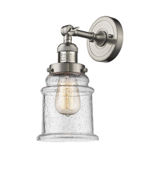 Franklin Restoration One Light Wall Sconce in Brushed Satin Nickel (405|203-SN-G184)
