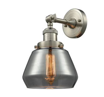 Franklin Restoration One Light Wall Sconce in Brushed Satin Nickel (405|203-SN-G173)