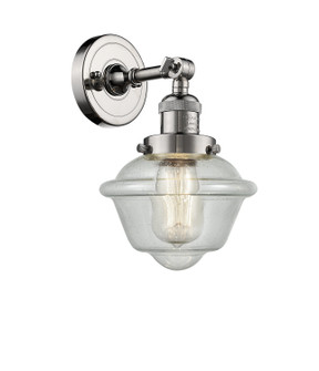 Franklin Restoration One Light Wall Sconce in Polished Nickel (405|203-PN-G534)