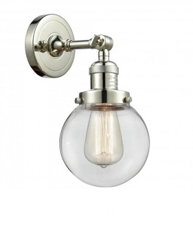 Franklin Restoration One Light Wall Sconce in Polished Nickel (405|203-PN-G202-6)