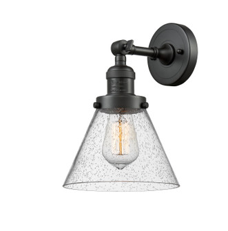 Franklin Restoration One Light Wall Sconce in Oil Rubbed Bronze (405|203-OB-G44)