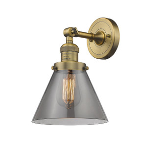 Franklin Restoration LED Wall Sconce in Brushed Brass (405|203-BB-G43-LED)