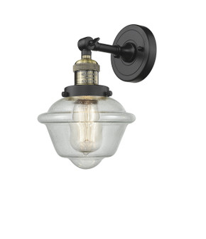 Franklin Restoration LED Wall Sconce in Black Antique Brass (405|203-BAB-G534-LED)