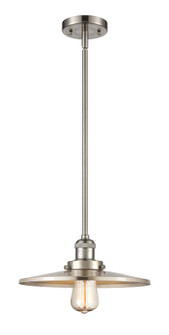 Franklin Restoration One Light Mini Pendant in Brushed Satin Nickel (405|201S-SN-MFR-SN-12)
