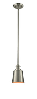 Franklin Restoration One Light Mini Pendant in Brushed Satin Nickel (405|201S-SN-M9-SN)