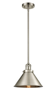 Franklin Restoration One Light Mini Pendant in Brushed Satin Nickel (405|201S-SN-M10-SN)