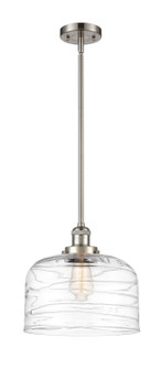 Franklin Restoration LED Mini Pendant in Brushed Satin Nickel (405|201S-SN-G713-L-LED)