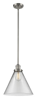 Franklin Restoration One Light Mini Pendant in Brushed Satin Nickel (405|201S-SN-G42-L)