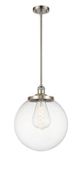 Franklin Restoration One Light Pendant in Brushed Satin Nickel (405|201S-SN-G202-14)