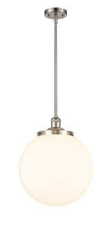 Franklin Restoration LED Pendant in Brushed Satin Nickel (405|201S-SN-G201-14-LED)