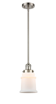Franklin Restoration LED Mini Pendant in Brushed Satin Nickel (405|201S-SN-G181-LED)