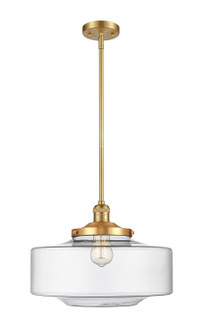 Franklin Restoration One Light Mini Pendant in Satin Gold (405|201S-SG-G692-16)