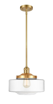 Franklin Restoration One Light Mini Pendant in Satin Gold (405|201S-SG-G692-12)