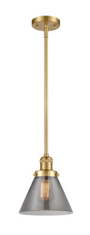 Franklin Restoration One Light Mini Pendant in Satin Gold (405|201S-SG-G43)
