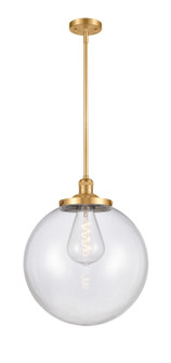Franklin Restoration One Light Pendant in Satin Gold (405|201S-SG-G202-14)