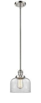 Franklin Restoration One Light Mini Pendant in Polished Nickel (405|201S-PN-G72)