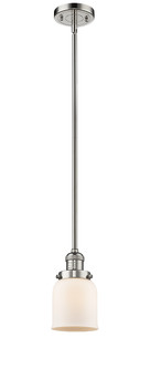 Franklin Restoration One Light Mini Pendant in Polished Nickel (405|201S-PN-G51)