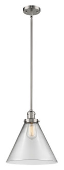 Franklin Restoration One Light Mini Pendant in Polished Nickel (405|201S-PN-G42-L)