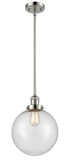 Franklin Restoration One Light Mini Pendant in Polished Nickel (405|201S-PN-G204-10)