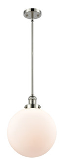 Franklin Restoration LED Mini Pendant in Polished Nickel (405|201S-PN-G201-12-LED)