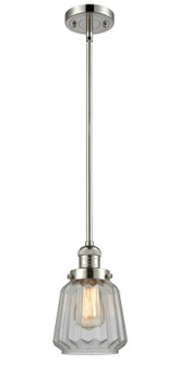 Franklin Restoration One Light Mini Pendant in Polished Nickel (405|201S-PN-G142)