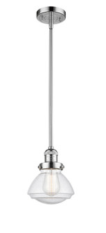 Franklin Restoration LED Mini Pendant in Polished Chrome (405|201S-PC-G324-LED)