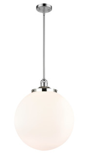 Franklin Restoration One Light Pendant in Polished Chrome (405|201S-PC-G201-16)