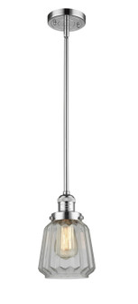 Franklin Restoration LED Mini Pendant in Polished Chrome (405|201S-PC-G142-LED)