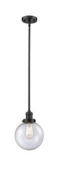 Franklin Restoration LED Mini Pendant in Oil Rubbed Bronze (405|201S-OB-G204-8-LED)