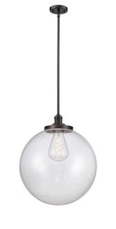 Franklin Restoration One Light Pendant in Oil Rubbed Bronze (405|201S-OB-G204-18)