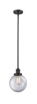 Franklin Restoration One Light Mini Pendant in Oil Rubbed Bronze (405|201S-OB-G202-8)