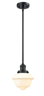 Franklin Restoration One Light Mini Pendant in Matte Black (405|201S-BK-G531)