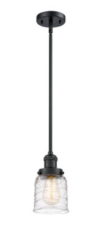 Franklin Restoration One Light Mini Pendant in Matte Black (405|201S-BK-G513)