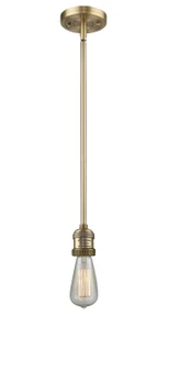 Franklin Restoration LED Mini Pendant in Brushed Brass (405|201S-BB-LED)