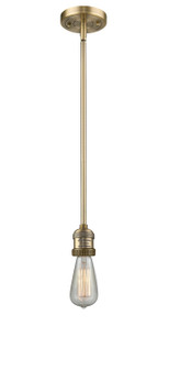 Franklin Restoration LED Mini Pendant in Brushed Brass (405|201S-BB-LED)