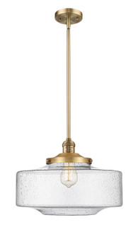 Franklin Restoration One Light Mini Pendant in Brushed Brass (405|201S-BB-G694-16)
