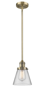 Franklin Restoration LED Mini Pendant in Brushed Brass (405|201S-BB-G62-LED)