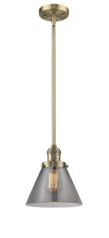 Franklin Restoration One Light Mini Pendant in Brushed Brass (405|201S-BB-G43)